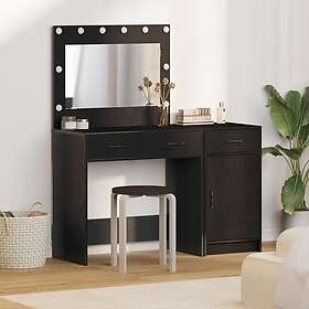 vidaXL Dressing Table Black 40 x 41 x 75 cm