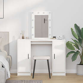 vidaXL Dressing Table White 102 x 33 x 135 cm
