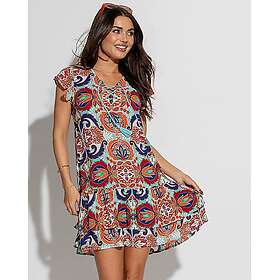 Pour Moi Gracie Crinkle Frill Swing Beach Dress