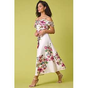 Roman Premium Stretch Floral Midi Dress