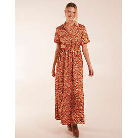 Blue Vanilla Maxi Shirt Belt Dress