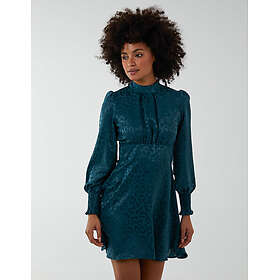 Blue Vanilla High Neck Mini Dress