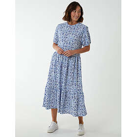 Blue Vanilla Geometric Smock Midi Dress