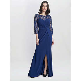 Gina Bacconi Sonia Knot Front Sweetheart Maxi Dress