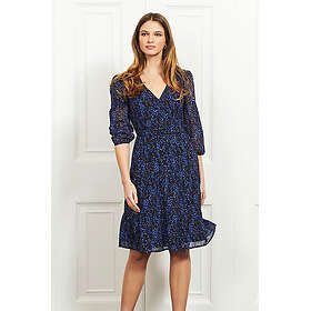 Sosandar Floral Print Button Top Stretch Waist Dress