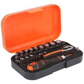 Bahco S34MC8H Værktøjssæt 1/4" 34stk