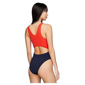Tommy Jeans Cut Out One Piece Swimsuit (Women's)