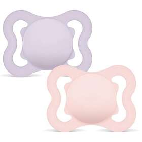 Mam Air Silikone 4115564 Sut 0-6m 2-pak (Pink)