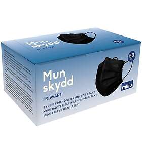 Millu Munskydd IIR Svart (50 st)