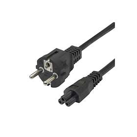 Deltaco Strømkabel CEE 7/7 - C5, 1,5m