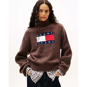 Tommy Jeans Turtleneck Flag Sweater (Women's)
