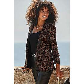 Sosandar Leopard Print Blazer (Women's)