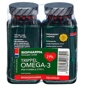 Biopharma Trippel Omega-3 2x144stk