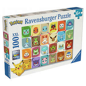 Ravensburger Pokémon Faces 100 Bitar
