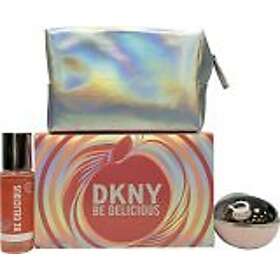 DKNY Be Delicious Fresh Blossom Gift Set (100ml EDP + 125ml Body Mist + Pouch)