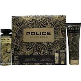 Police Amber Gold for Women Gift Set (100ml EDT + 125ml Body Lotion)