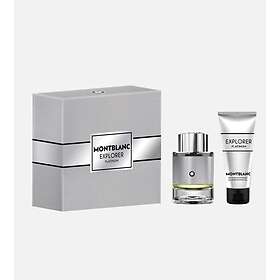 Montblanc Explorer Platinum Gift Set (100ml EDP + 100ml Shower Gel +2x 7.5ml EDP