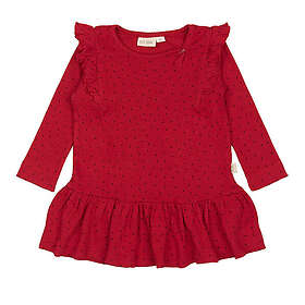 Petit Piao Kjole L/S Frill Modal Heart Kjole