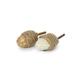 Dogman Naturlig Jute Kegle Katteurt Legetøj 10cm