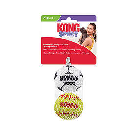 Kong Kattleksak Sportbollar 2-Pack 4,4x5x5 cm