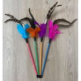 Tyrol Kattleksak Spö med långa fjädrar 55 cm