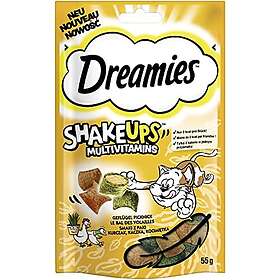 Dreamies Shakeups Multivitamin Snacks Fjærkre 6 x 55 g