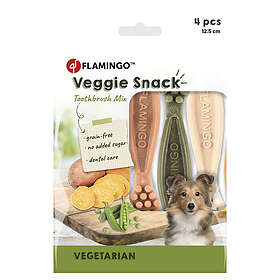 Flamingo Veggie Tannpleiegodbit Mix 160 g