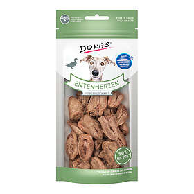 Dokas frysetørkede andehjerter Dog Treats 22 g