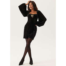 Bubbleroom Utsmyckad Klänning med Rosett Klänning