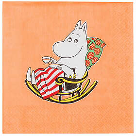 Moomin Arabia Mumin servetter 33x33cm 20-pack Orange