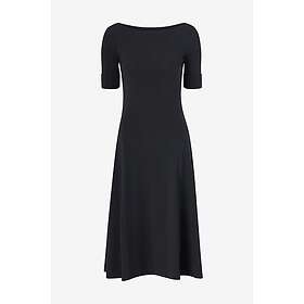 Polo Ralph Lauren Ribbestrikket Stretch Bomull Midikjole