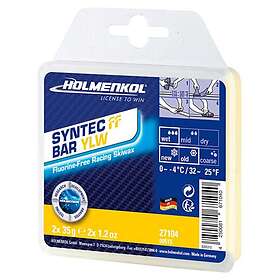 Holmenkol Syntec Ff Bar Glide Wax Yellow 0°c/-4°c 2x35g