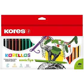 Kores Koniske tipmarkører 24-pakning
