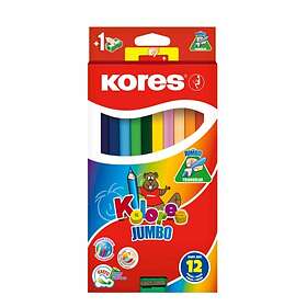 Kores Kolores Farvede Blyanter 12 Jumbo