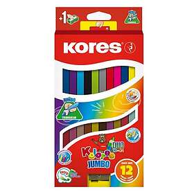 Kores Kolores Farveblyanter 12 Farveblyanter Jumbo Dou