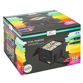 Nassau AR0113 Runde dobbelte markører 168 stk