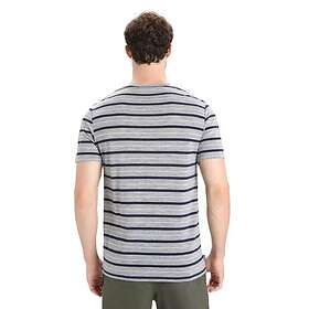 Icebreaker Wave SS Tee Stripe Kortærmet T-shirt (Herre)
