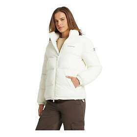 Guess Daisy Puffer Logo Flock Jakke (Dame)