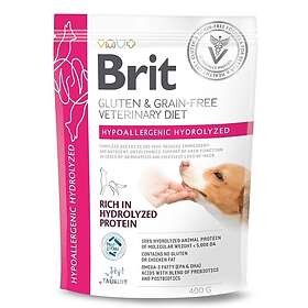 Brit Veterinary Diet Hypoallergeniskt Hydrolyserat Spannmålsfritt 0,4kg