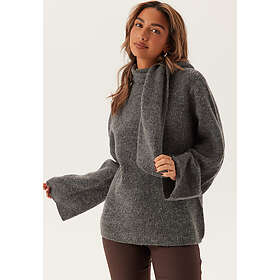 Selected Slflulu Ls Højhalset Strikket Kjole