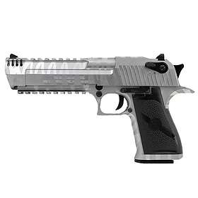 CyberGun Desert Eagle L6 Green Gas Airsoft Pistol Blowback (Silver)