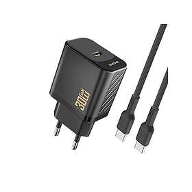 Dudao A27PCEU PD 30W GaN USB-C Væglader med USB-C-kabel 30W