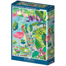 Pieces & Peace Tropisk promenad 500 Bitar