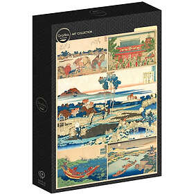 Grafika Hokusais tryck 1000 Bitar