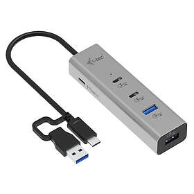 i-tec METAL HUB 2X USB-C + 2X USB-A