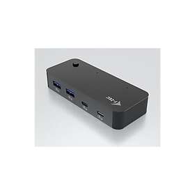 i-tec UNIVERSAL KVM HUB 2x USB-C + 2x USB-A