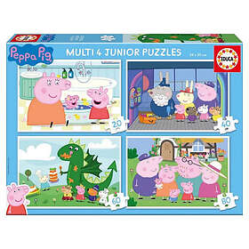 Educa Peppa Pig - Multi 4, 20-80 Brikker