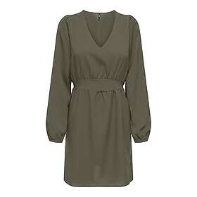 Only Onlnova Life Elite L/S Siri Ensfarget Kjole