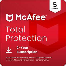 McAfee Total Protection 5 Devices 2 Years