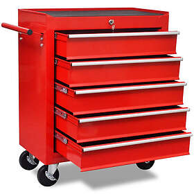 vidaXL 141954 Tool Cart with 5 drawers